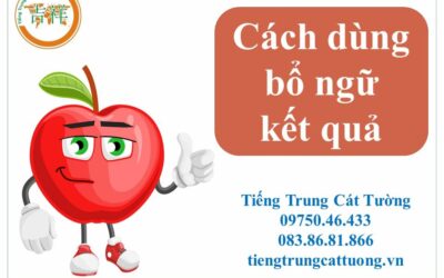 Bổ ngữ kết quả – Phần 1