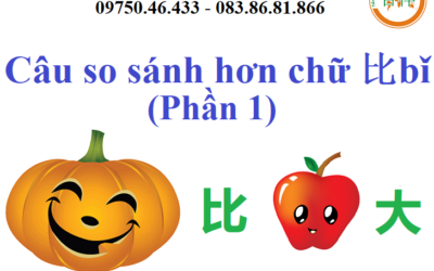 Câu so sánh hơn chữ 比 bǐ