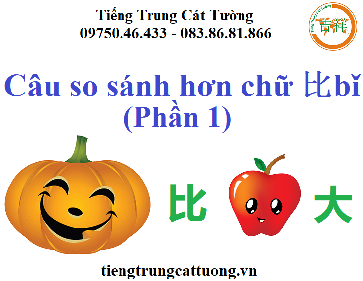 Câu so sánh hơn chữ 比 bǐ
