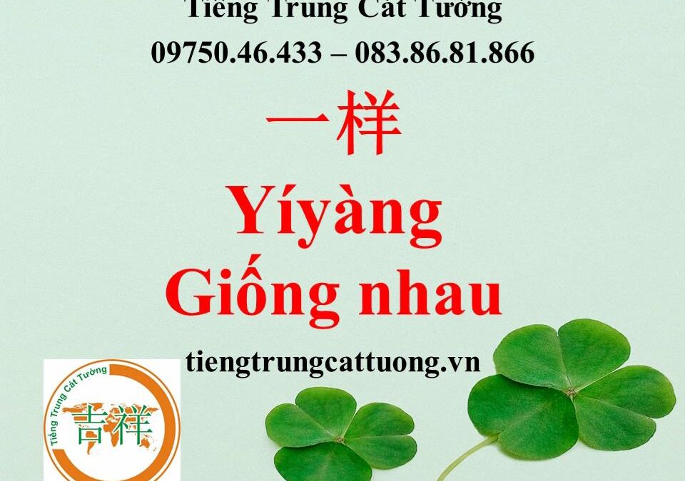 Câu chuyện vui – GIỐNG NHAU