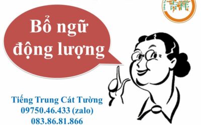 Cách dùng BỔ NGỮ ĐỘNG LƯỢNG trong tiếng Trung