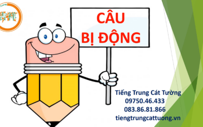 CÂU BỊ ĐỘNG《被动句》trong tiếng Trung