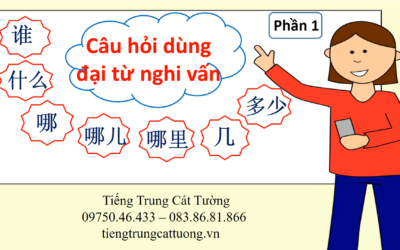 13 ĐẠI TỪ NGHI VẤN THƯỜNG DÙNG《疑问代词(1)》trong tiếng Trung – Phần 1